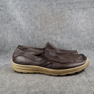 Deer Stags Shoes Mens 8 Casual Slip On Loafer Moc Toe Sneaker Brown Comfort